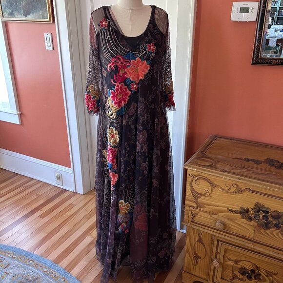 NWT Johnny Was Kyler Mesh Dress - Picture 1 of 6